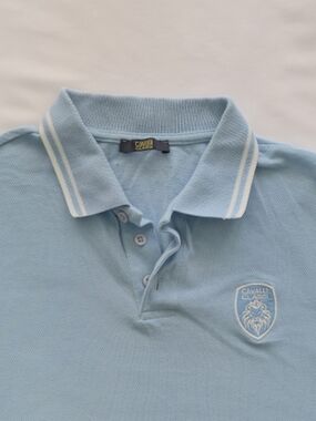 Cavalli Class Light Blue Polo with White Trim